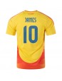 Kolumbia James Rodriguez #10 Kotipaita Copa America 2024 Lyhythihainen